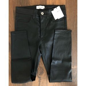 Coach Leather Stretch Pant Size 0